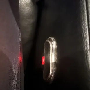View of remote to heat/ recline the seat