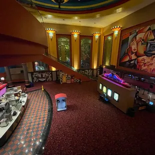 View of the lobby (took photo on escalator)