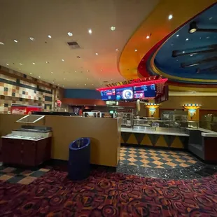 Concession stand on 2nd floor (closed atm)