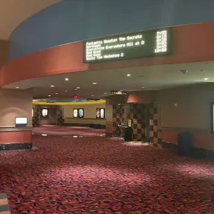 Entrance to auditorium hallways