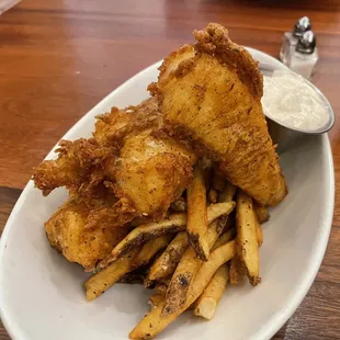 fish and chips, fish, seafood, food