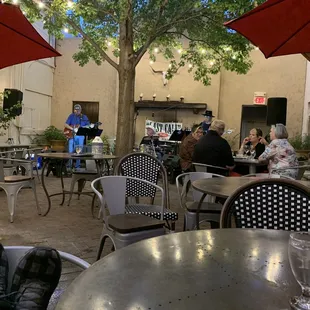 Patio with live music