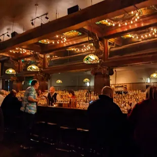 people sitting at the bar