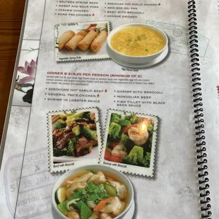 soups and chowder, menu