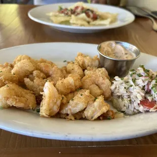 Flash Fried White Gulf Shrimp Plate