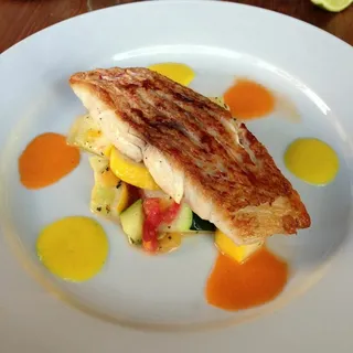 Pan Roasted Gulf Red Snapper