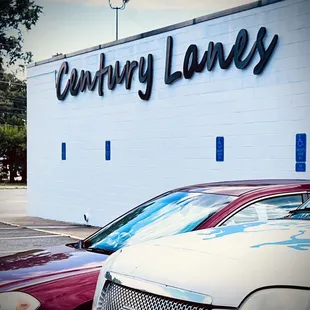 Century Lanes has a new sign! You should see it at night!