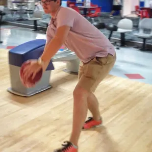 Me bowling... I got a 209