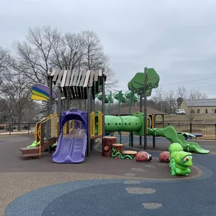 Precious nature themed play structure for toddlers!