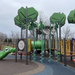 Back of toddler playground