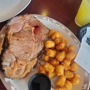 Sunday Prime Rib Sandwich, roll beneath the sluce.