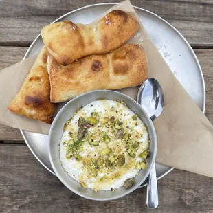 Whipped Ricotta with Pistachios