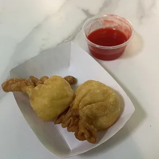 Cheese wontons