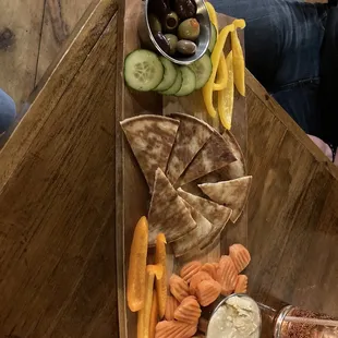 Hummus platter