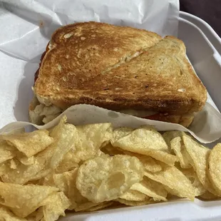 Chicken pepperoni and Parmesan.