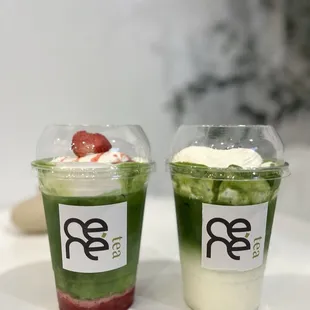 Strawberry Matcha Latte