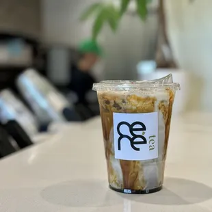 Kokuto Hojicha Latte