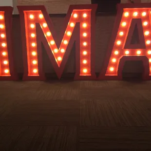 Inside the Toby theater