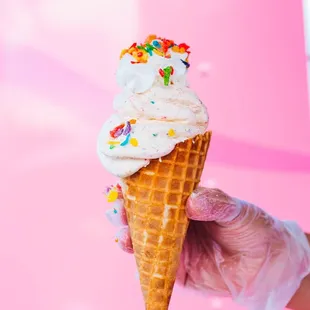 Have our swirl in a cone!