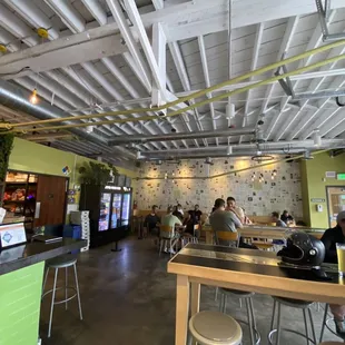 a view of the bar area