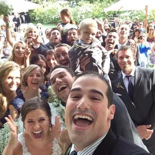 The first ever "Wedding Party Selfie". The Wiedemann Wedding (3/2014).