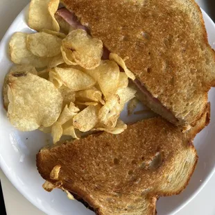 Ham and Swiss Sandwich