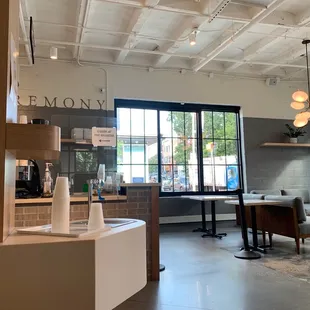 a view of the lobby