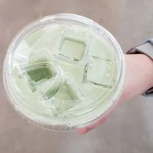 Matcha Latte with whole milk