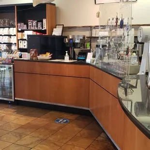 a view of the coffee bar