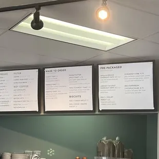 menus