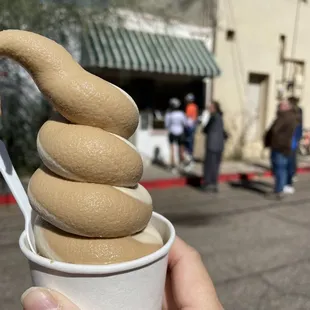 Chi and coffee gelato.