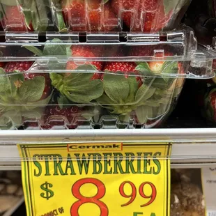 Seriously over priced strawberries