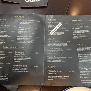 Food menu , so much to choose from!
