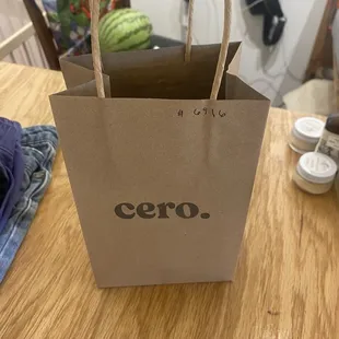 Cero bags