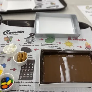 Make your own chocolate bar