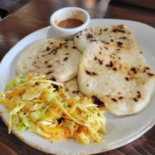 a plate of food on a table