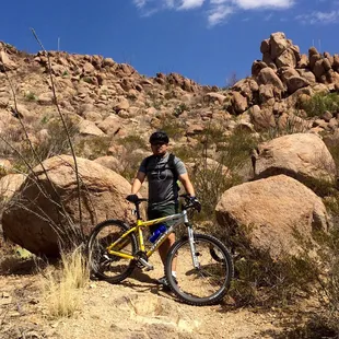 Flintstone section of the Cerro Jornada MTB trail in Dona Ana, NM.