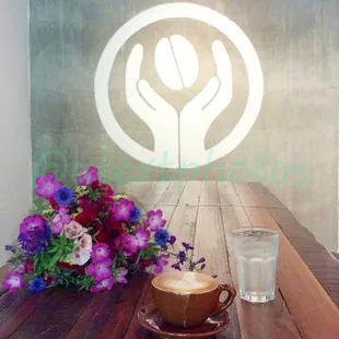 Latte and flowers at one of my fav coffee shop is just LIFE to the fullest on a Tues Morning.