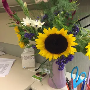 Beautiful flowers from Farmers Market for only 6.00