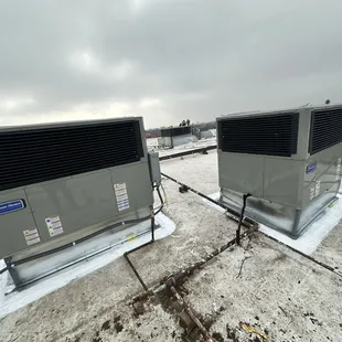Multiple unit replacements at a commercial building.