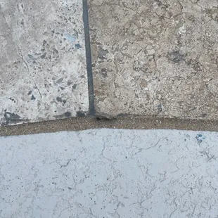 I've been asking for this grout to get fixed for months. It's like this around the whole pool.