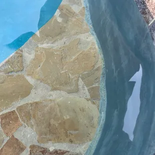 They got paint on my flagstone