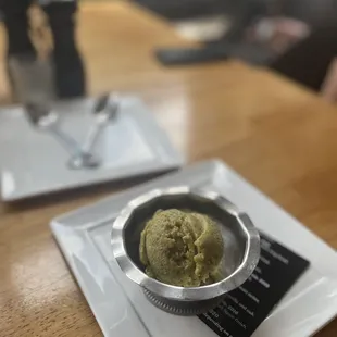 Pistachio gelato