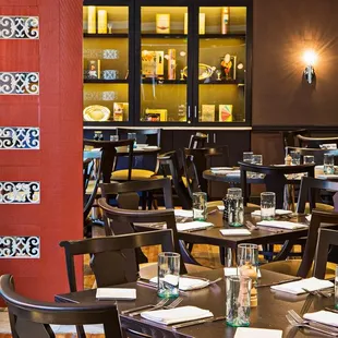 the interior of a restaurant