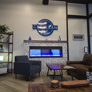 Seating area near the entrance