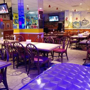tables and chairs