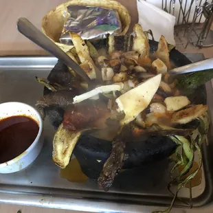 Molcajete house specialty