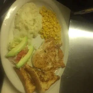 a plate of food