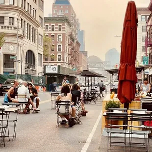 Outdoor seating