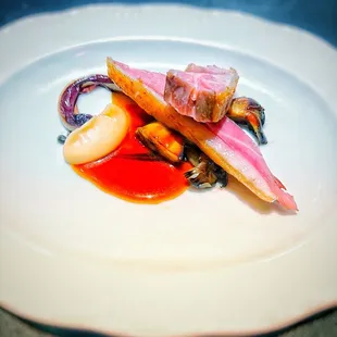Pennsylvania Duck with Maitake Mushroom and Upstate New York Quince